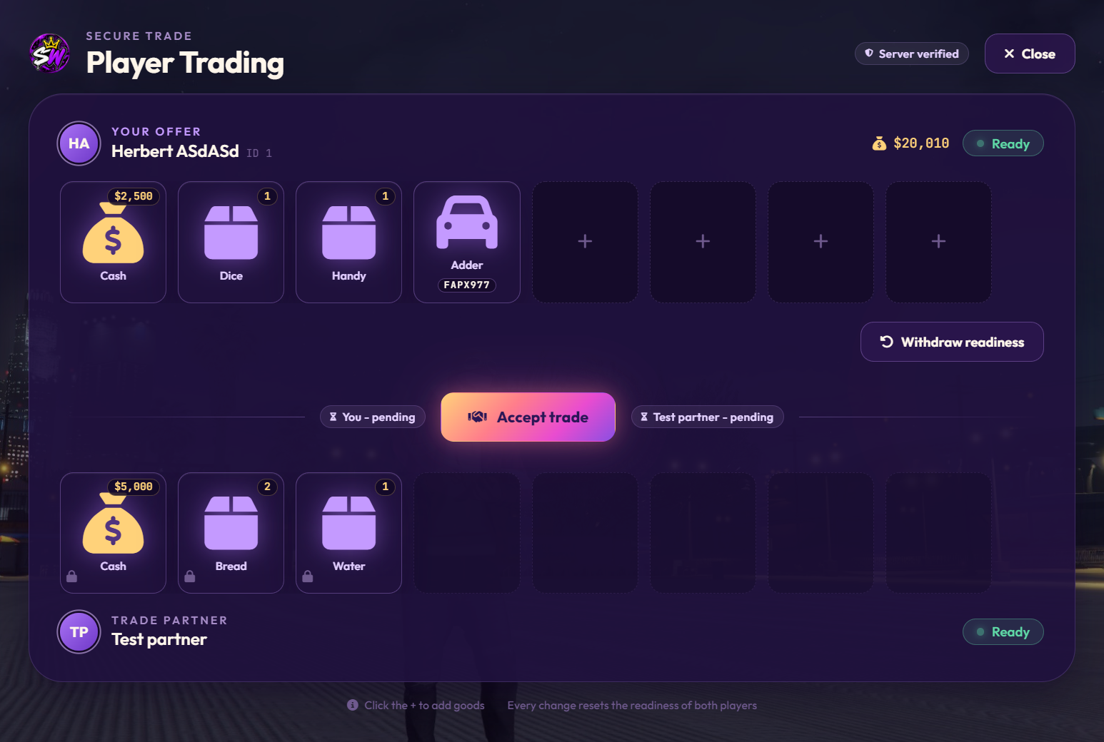 Player Trading