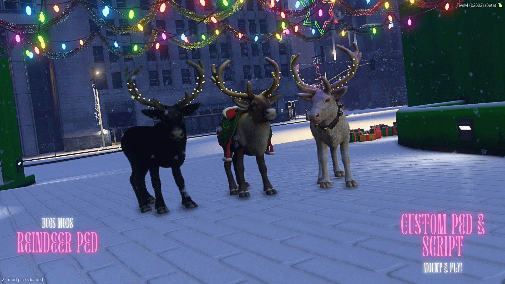 🎄Reindeer Ped & Riding / Flying Script