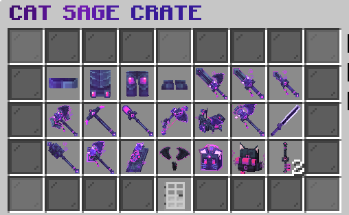 Cat Sage Crate Key