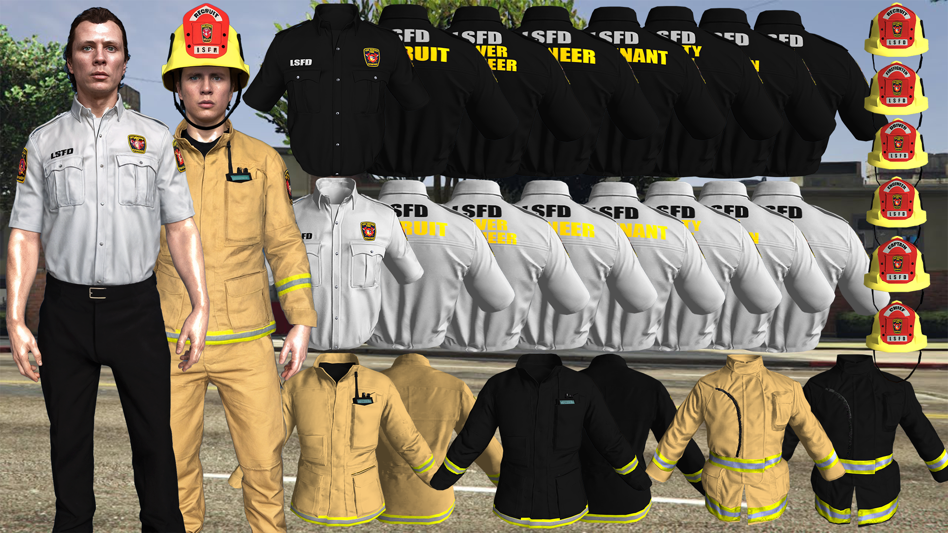 Los Santos Fire Department [LSFD] Uniform [Male and Female]