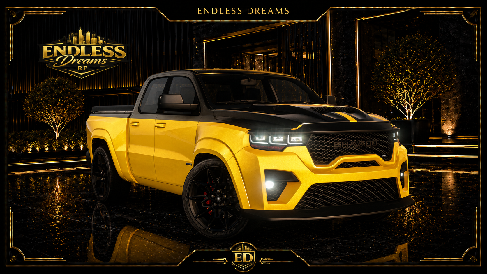 Bravado Bison 1500 Hellhornet Vehicle Access Pass