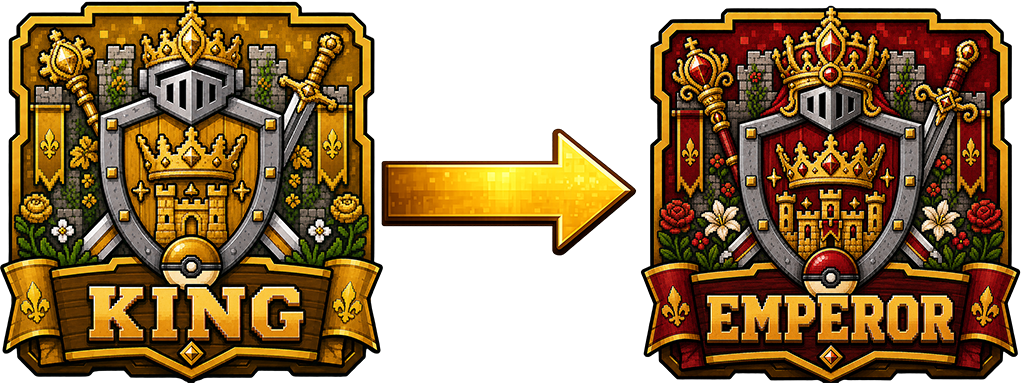 King --> Emperor
