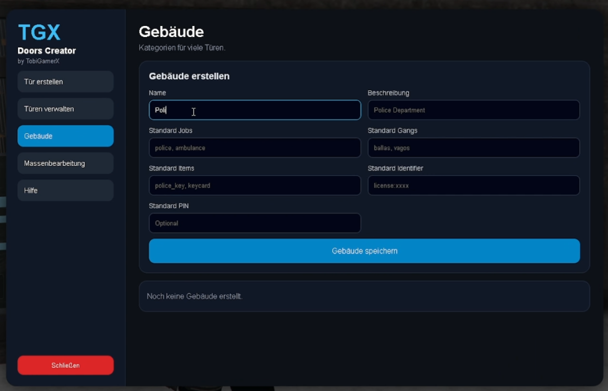 TGX Doorscreator