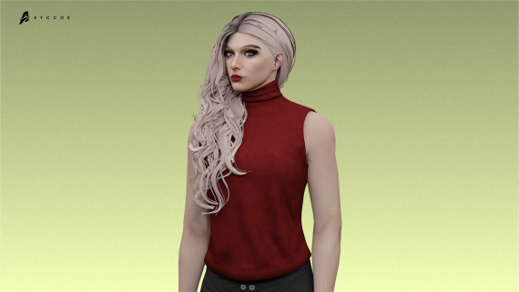 Sleeveless Turtleneck (MP Female)