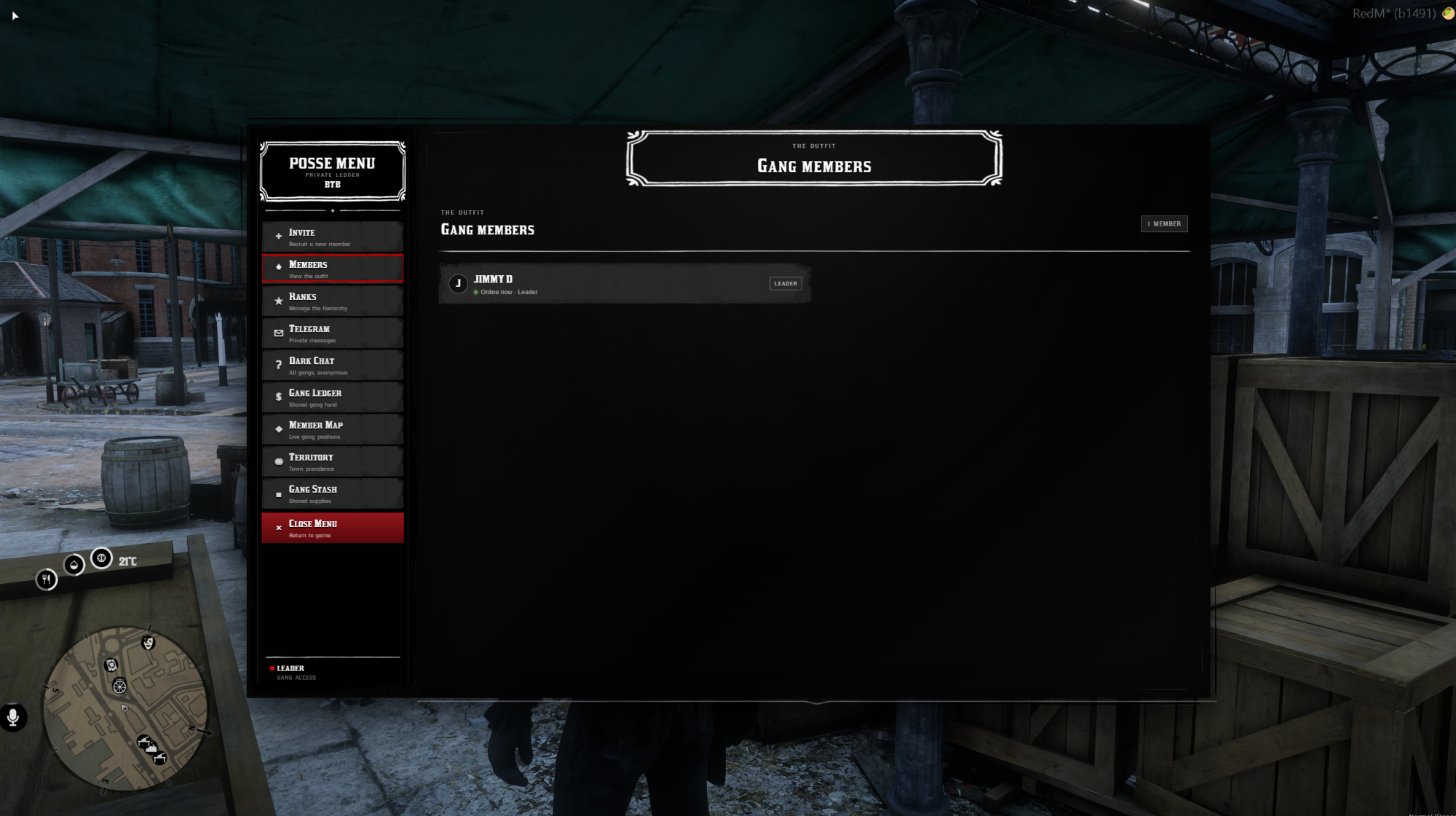 [OPEN]VORP Gang / Possee Menu