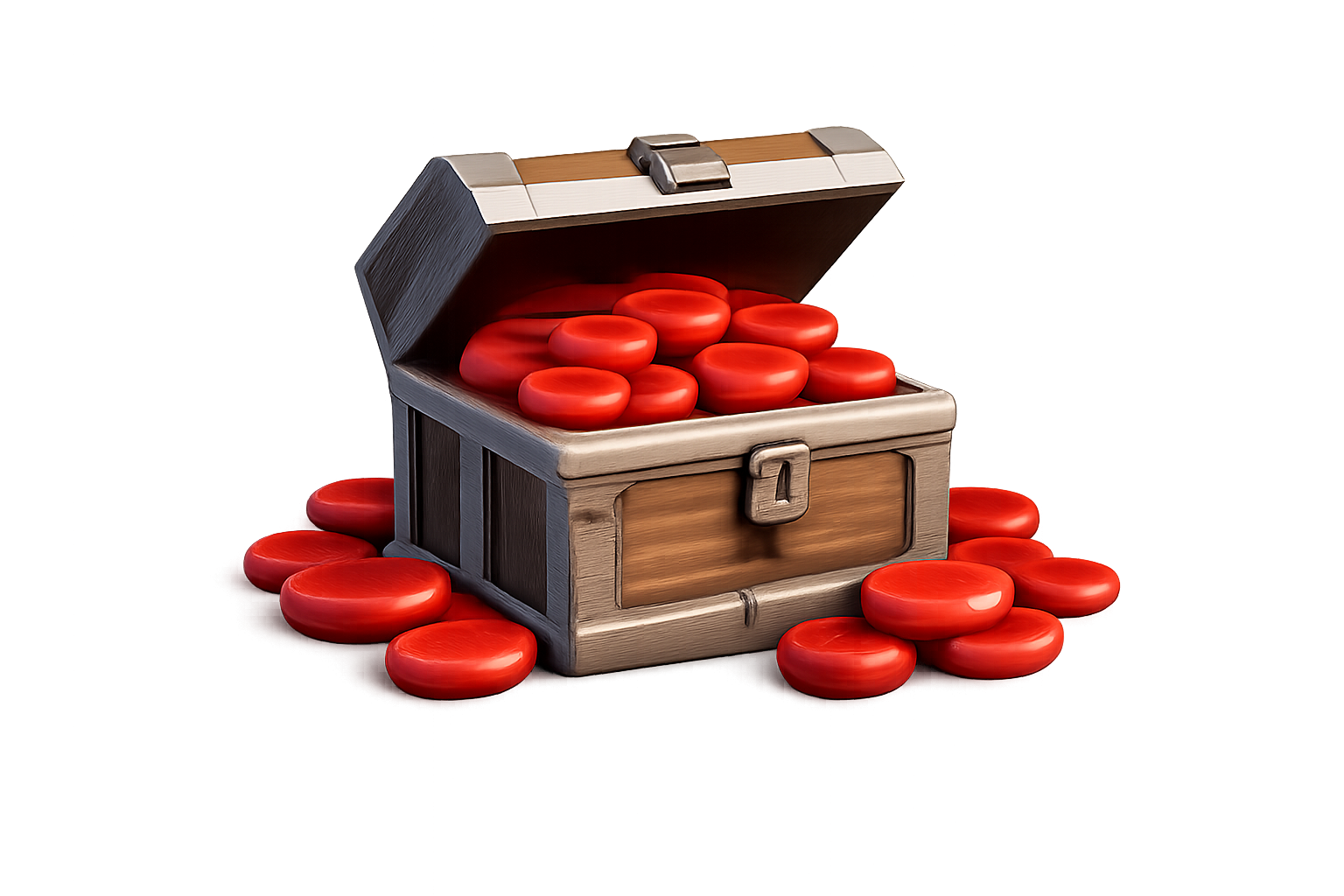 Red Coins x500 + 50