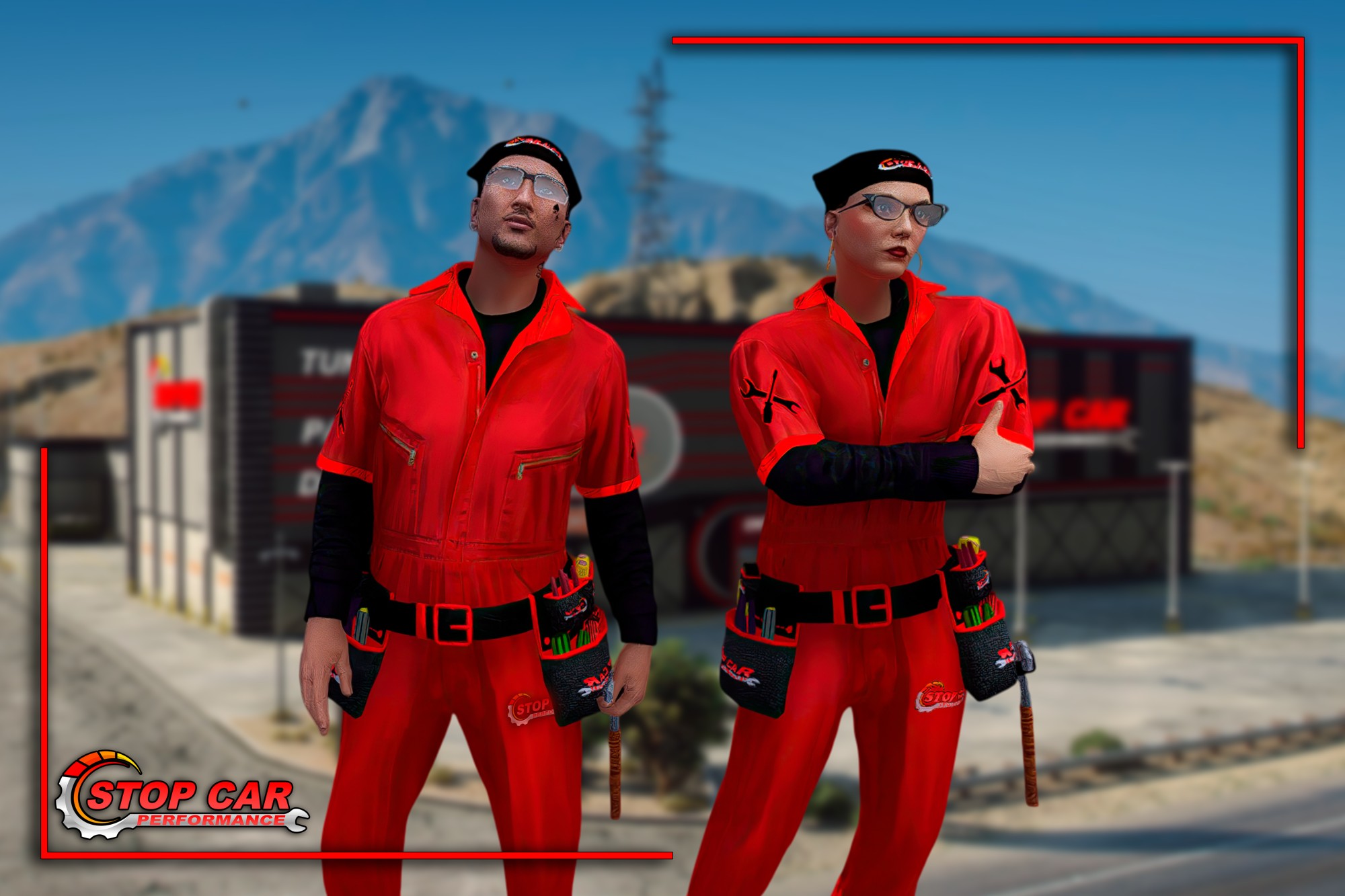 Stop Car Mechanic Uniform V2