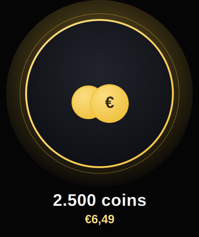 2.500 Coins