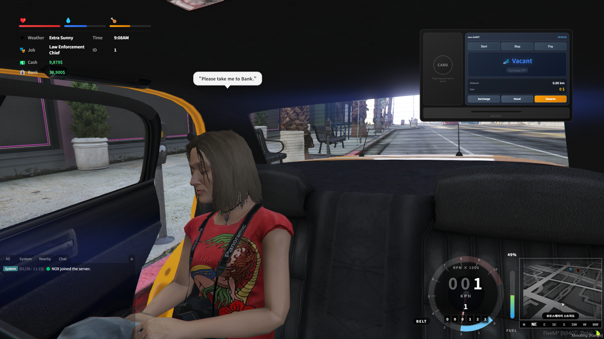 NOXCORE SCRIPT · nc taxi