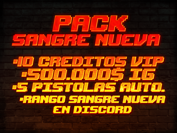 PACK SANGRE NUEVA