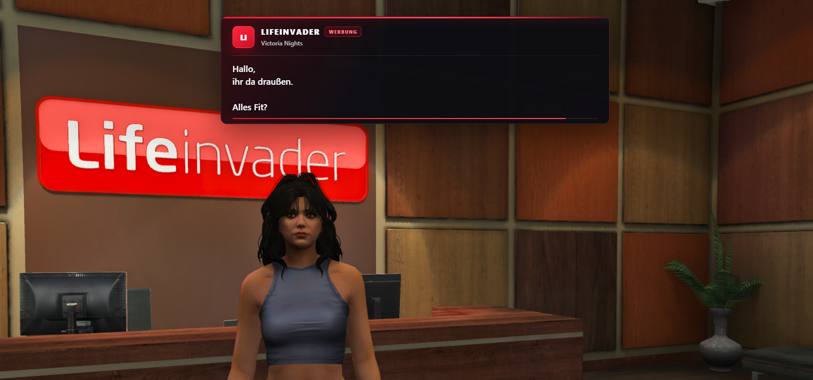 LifeInvader Werbung