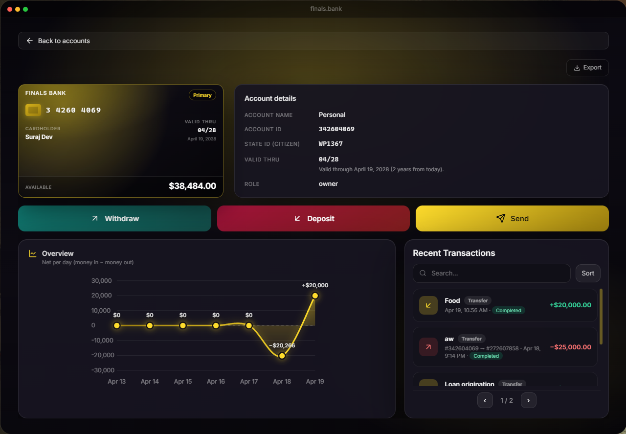Advanced Banking Script