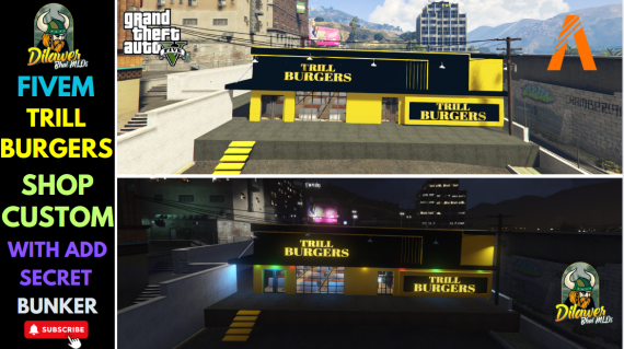 FIVEM TRILL BURGERS SHOP CUSTOM