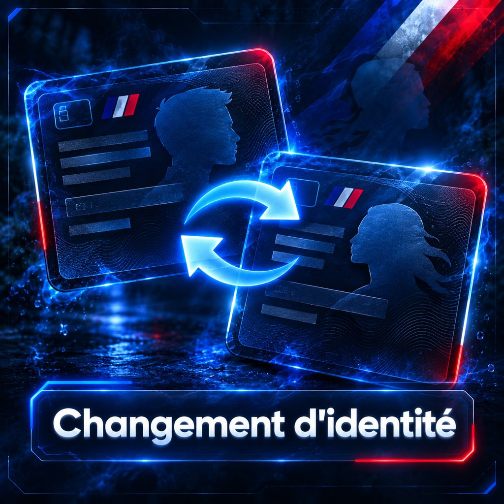Changement d'identité