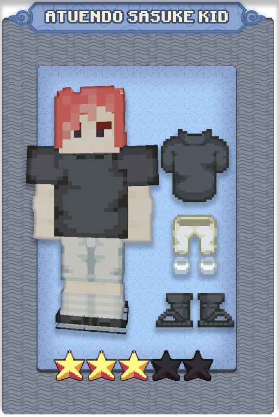 CONJUNTO SASUKE KID  [26% OFF]