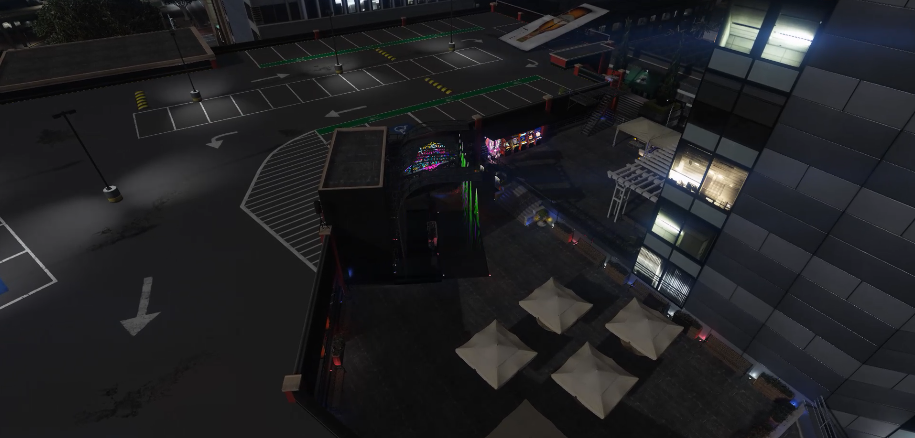 MAPPING PARKING ROUGE RASSO CLUB BAR