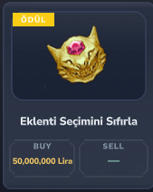 Eklenti Seçimini Sıfırlama