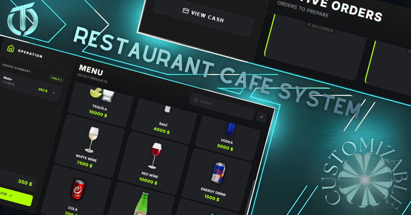 CAFE BAR SYSTEM [QB-QBX-ESX]