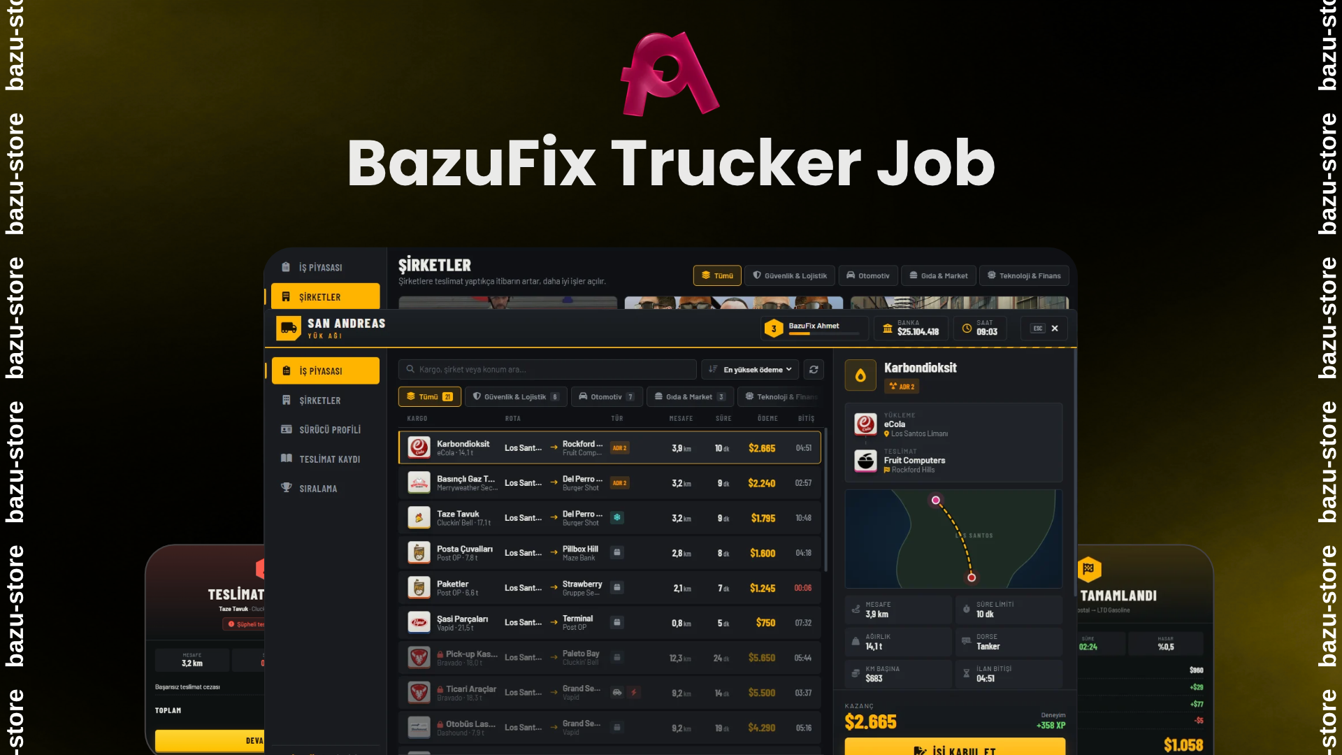 BazuFix Trucker Job