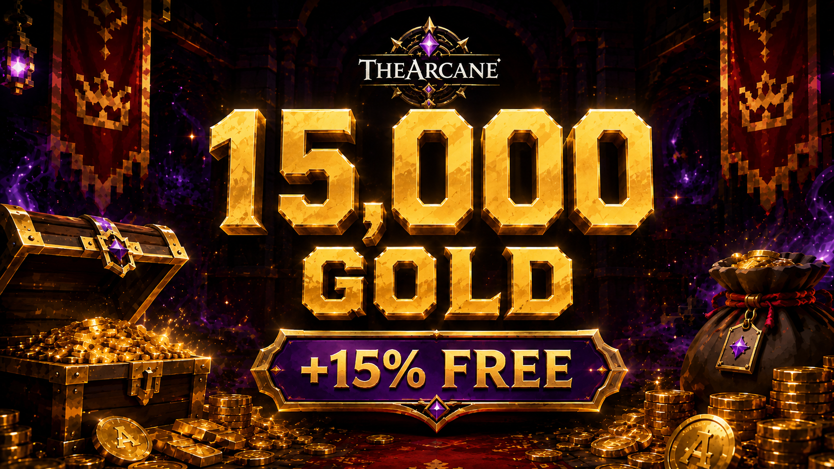 15,000 Gold (+15% FREE)