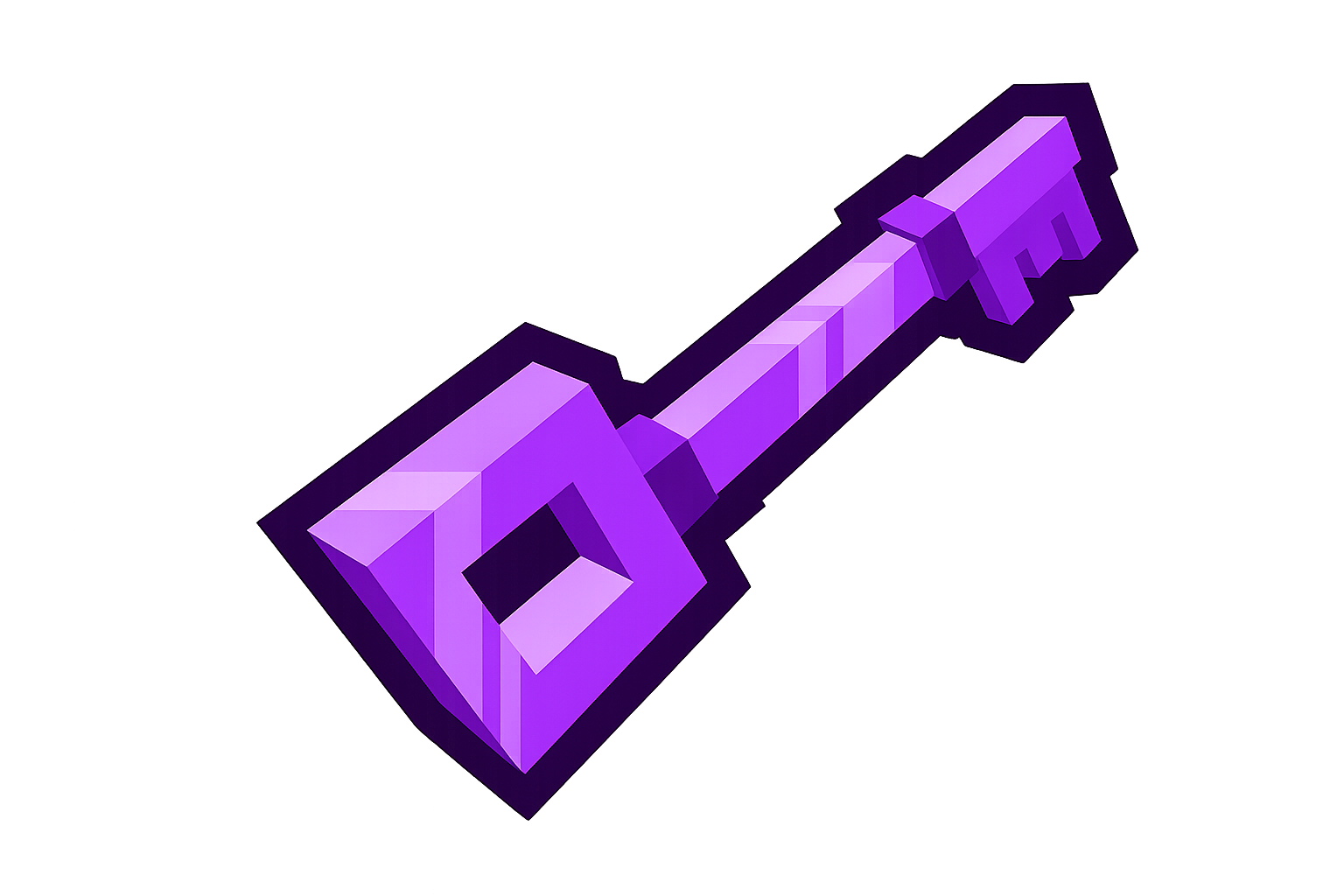 1x Amethyst Key
