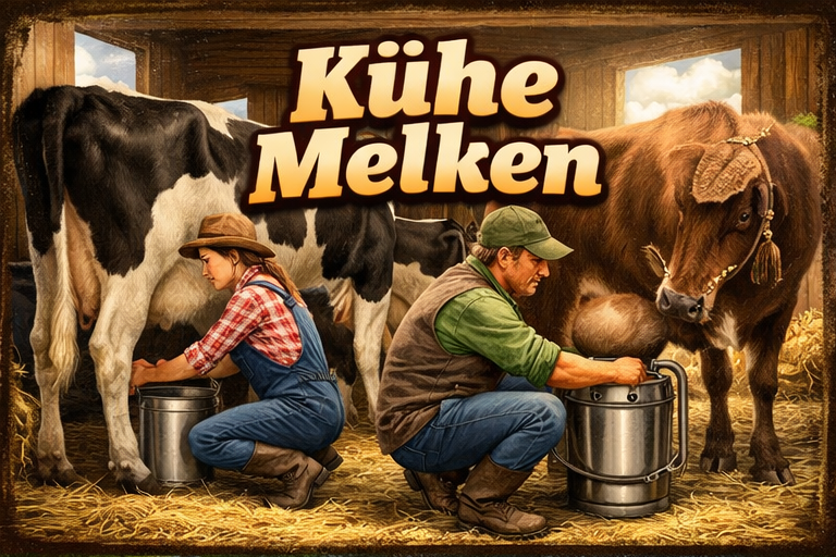 Kühe Melken