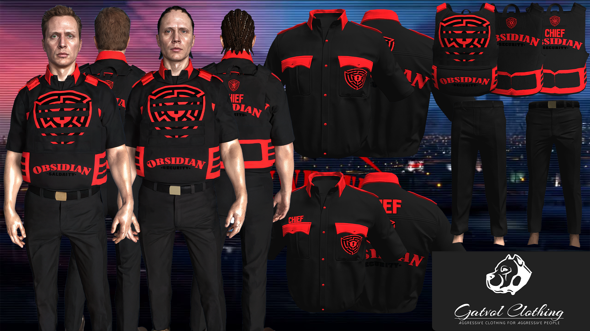 Obsidian Security Uniform [M+F]