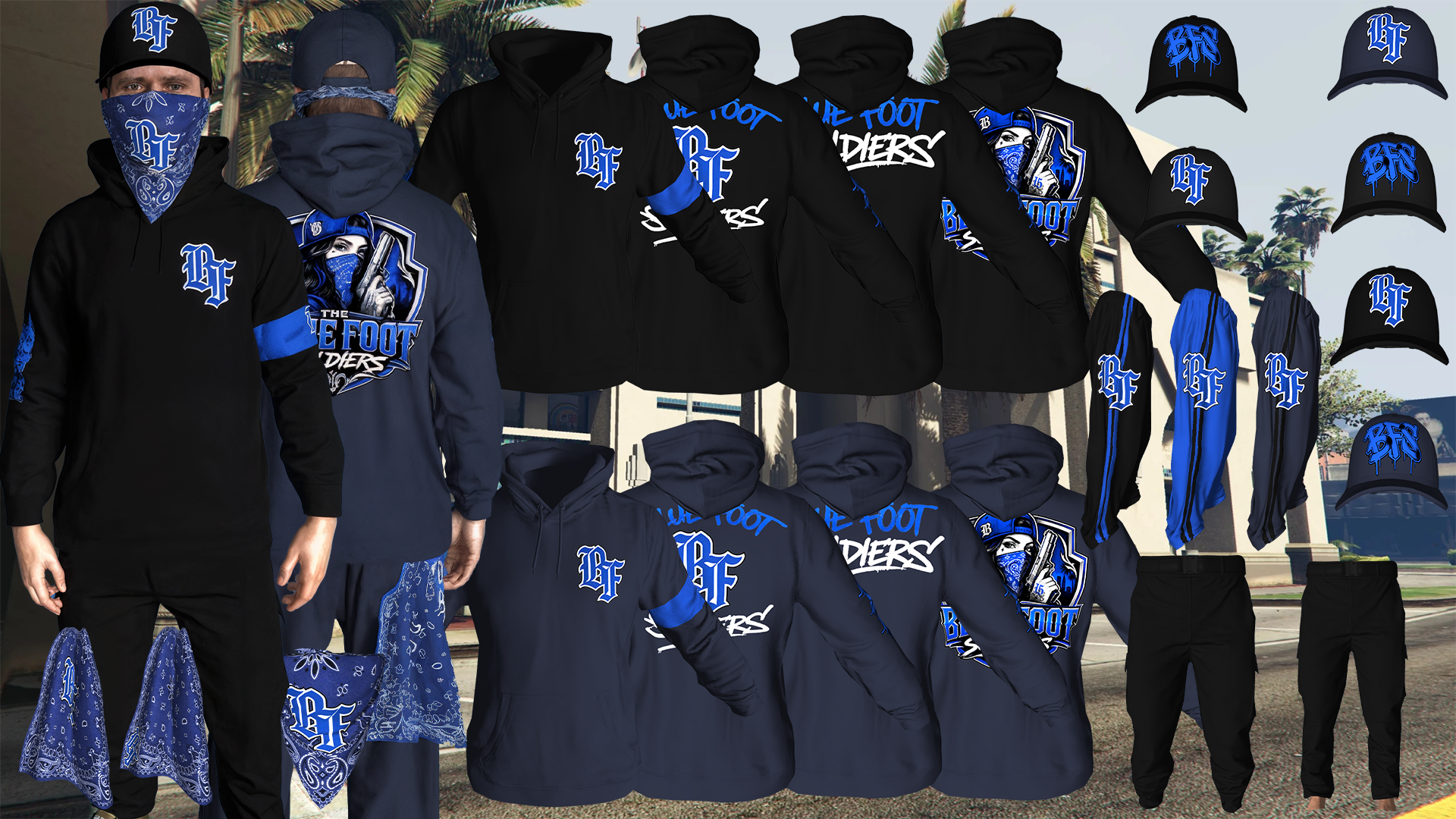 Blue Foot Soldiers Hoodies [M+F]
