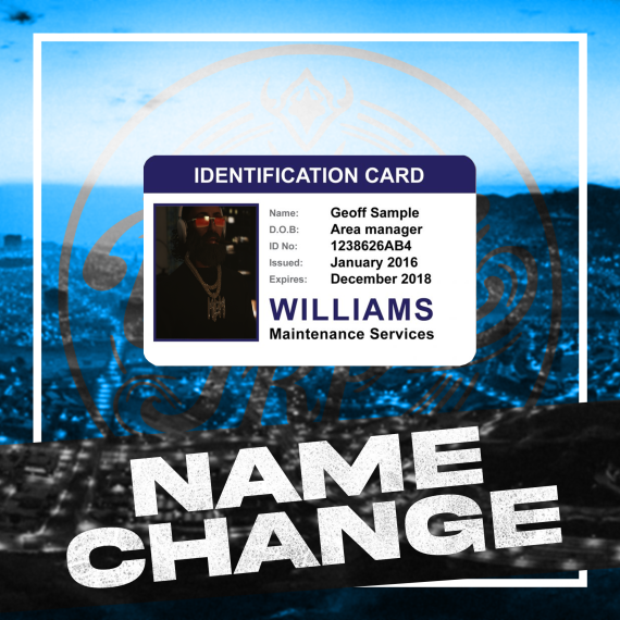 NAME CHANGE