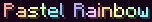 Pastel Rainbow Chat Color