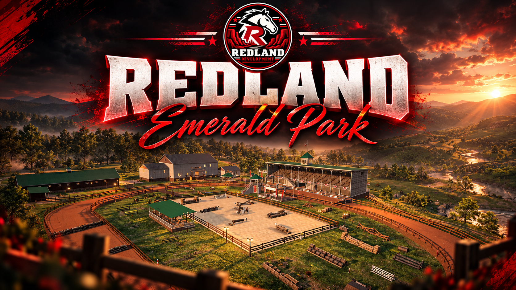 [PAID] [REDM] [MLO] Emerald Park – Racetrack, Show Ring, Stables, Boxing Hall & Event Office