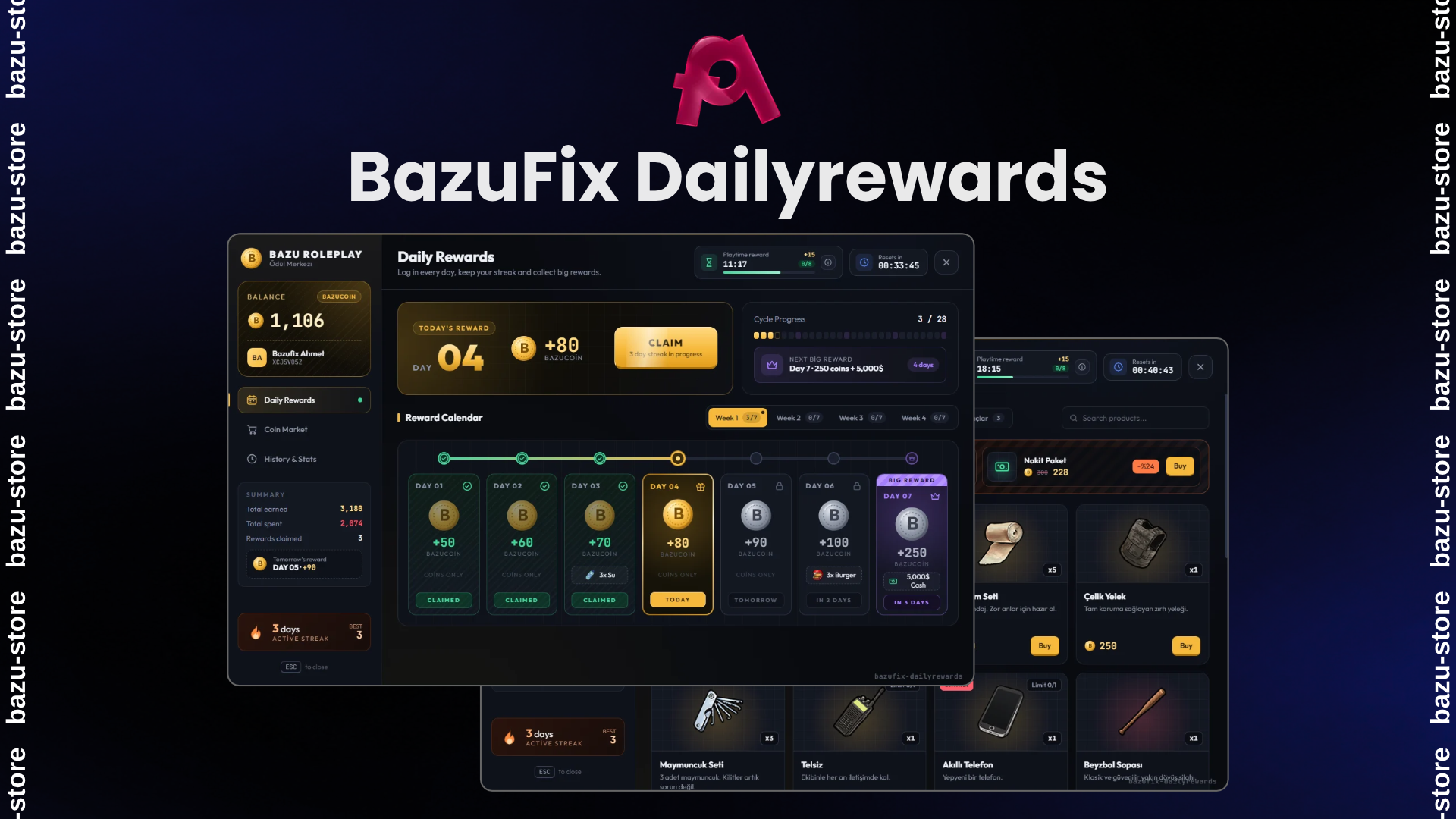 BazuFix Dailyrewards