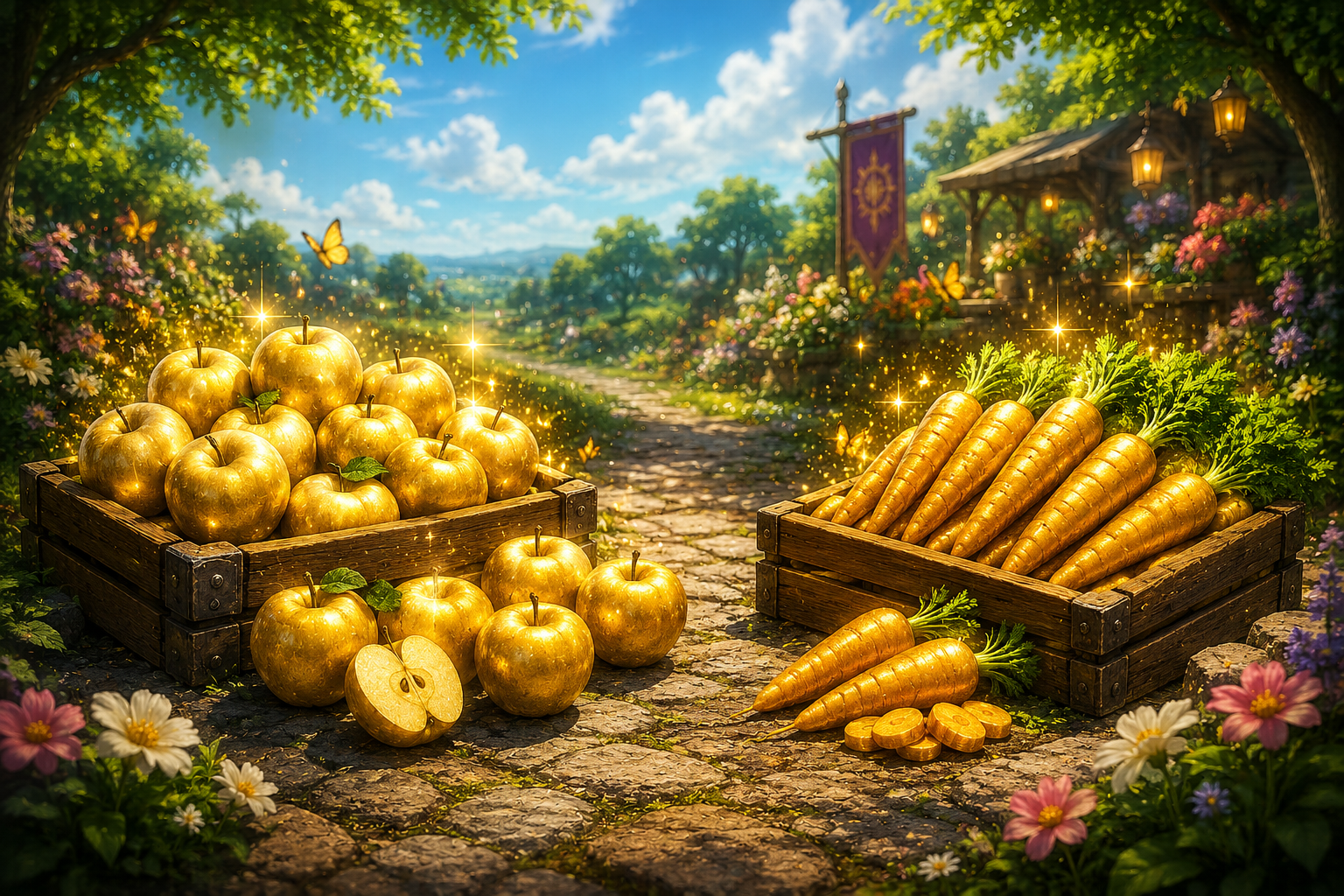 Golden Carrots and Golden Apples