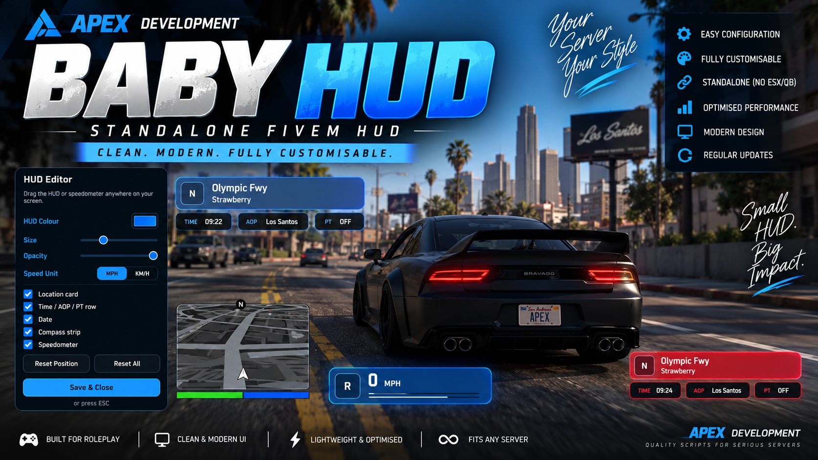 Baby HUD — Standalone FiveM HUD