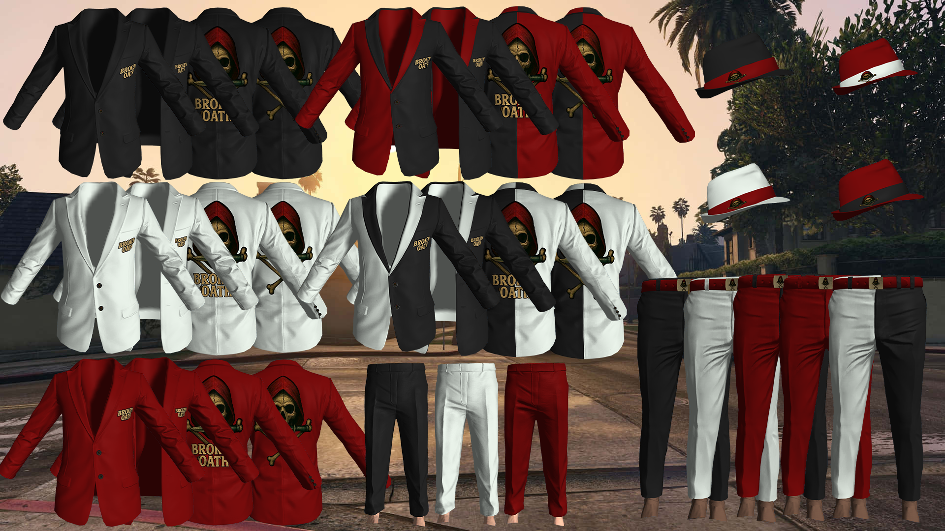 Broken Oath Suits v2 [M+F]