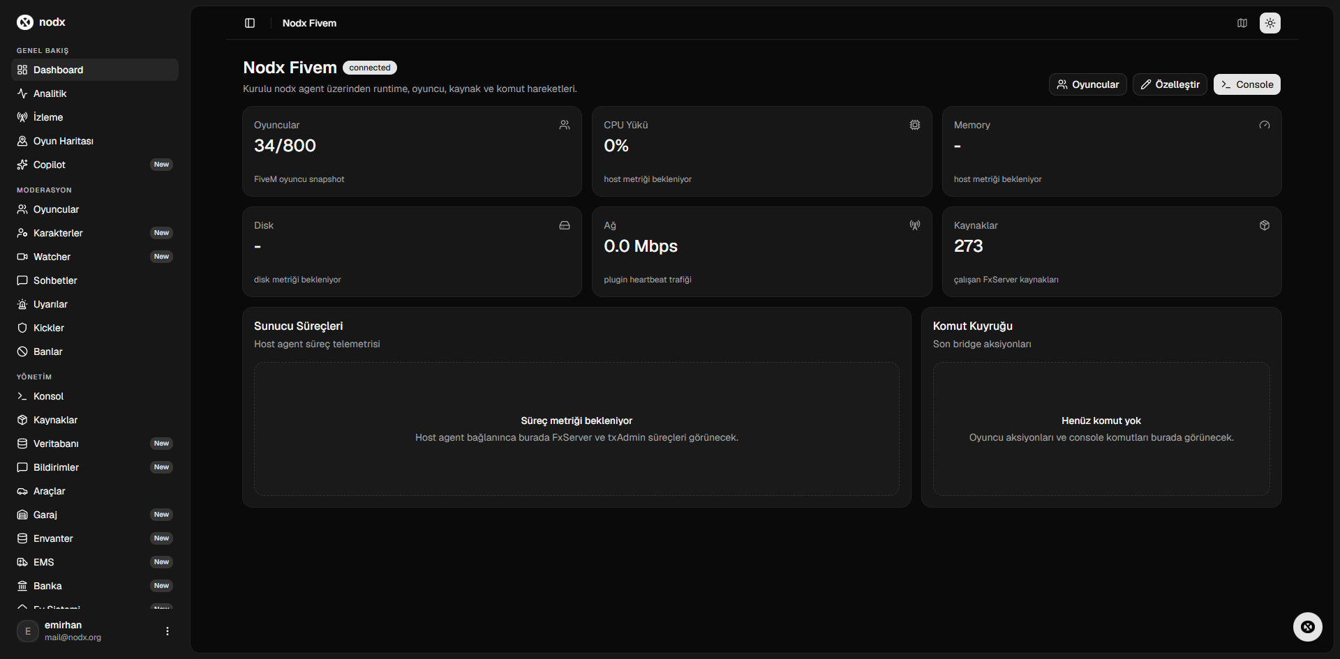 NODX FiveM Web Panel