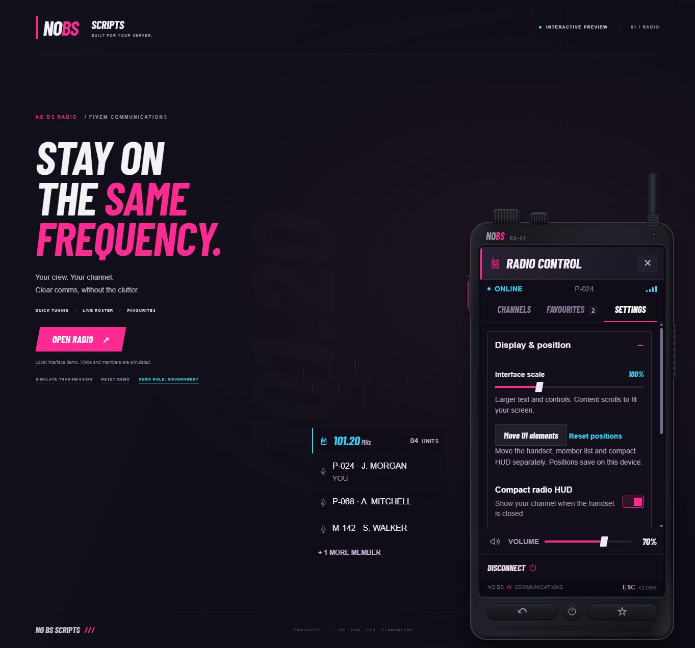 NO-BS Radio | Walkie-Talkie & Emergency Services — image 4
