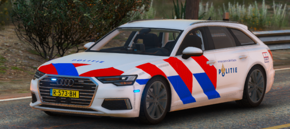 Dutch police  A6 car replace