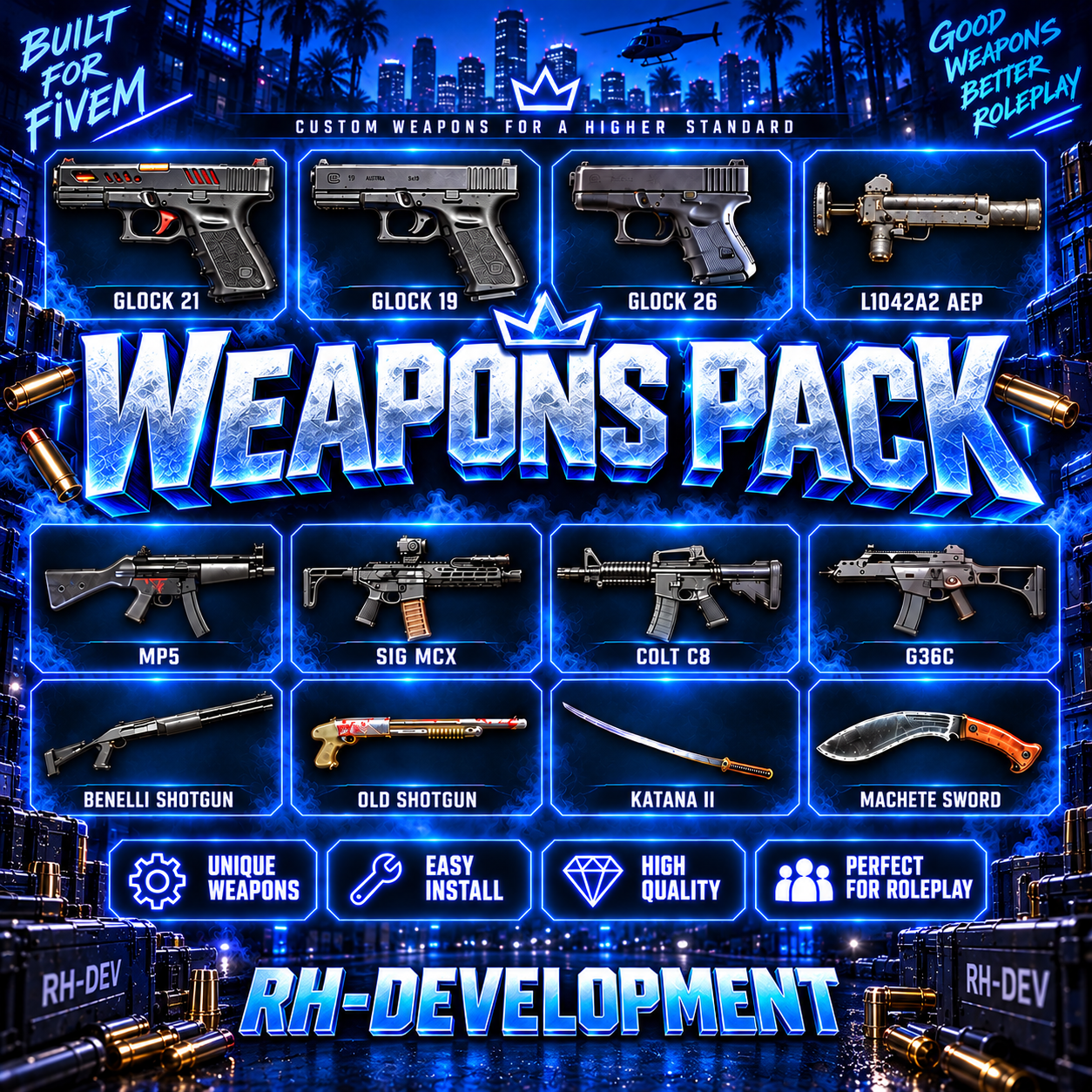 Weapons (UK PD & Civilian Pack )