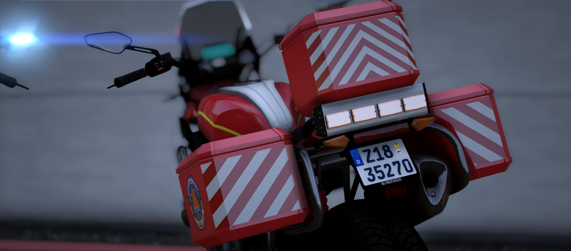 Mountainier Mehrzweck Einsatzmotorrad
