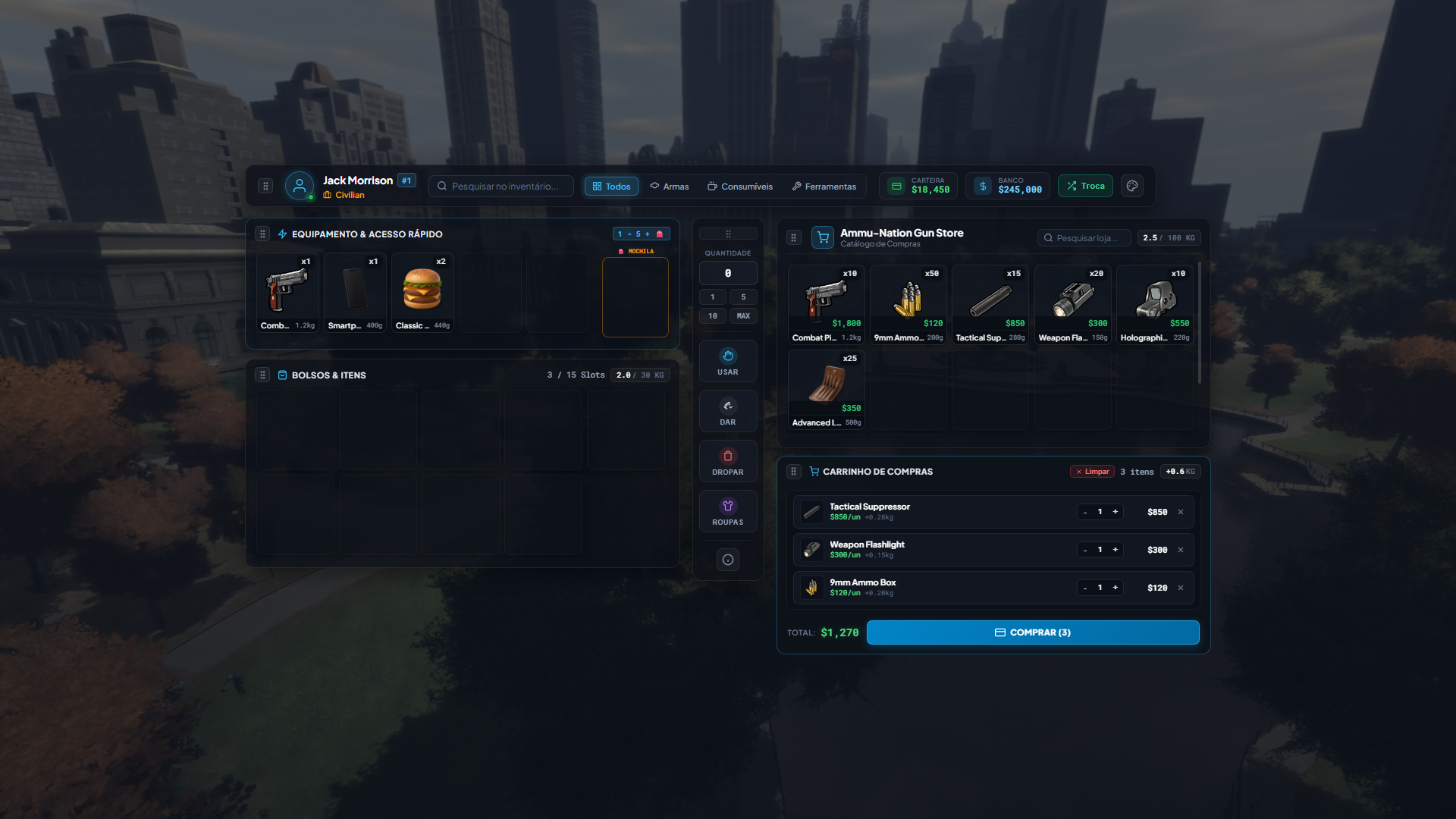 Ox Inventory Redesign