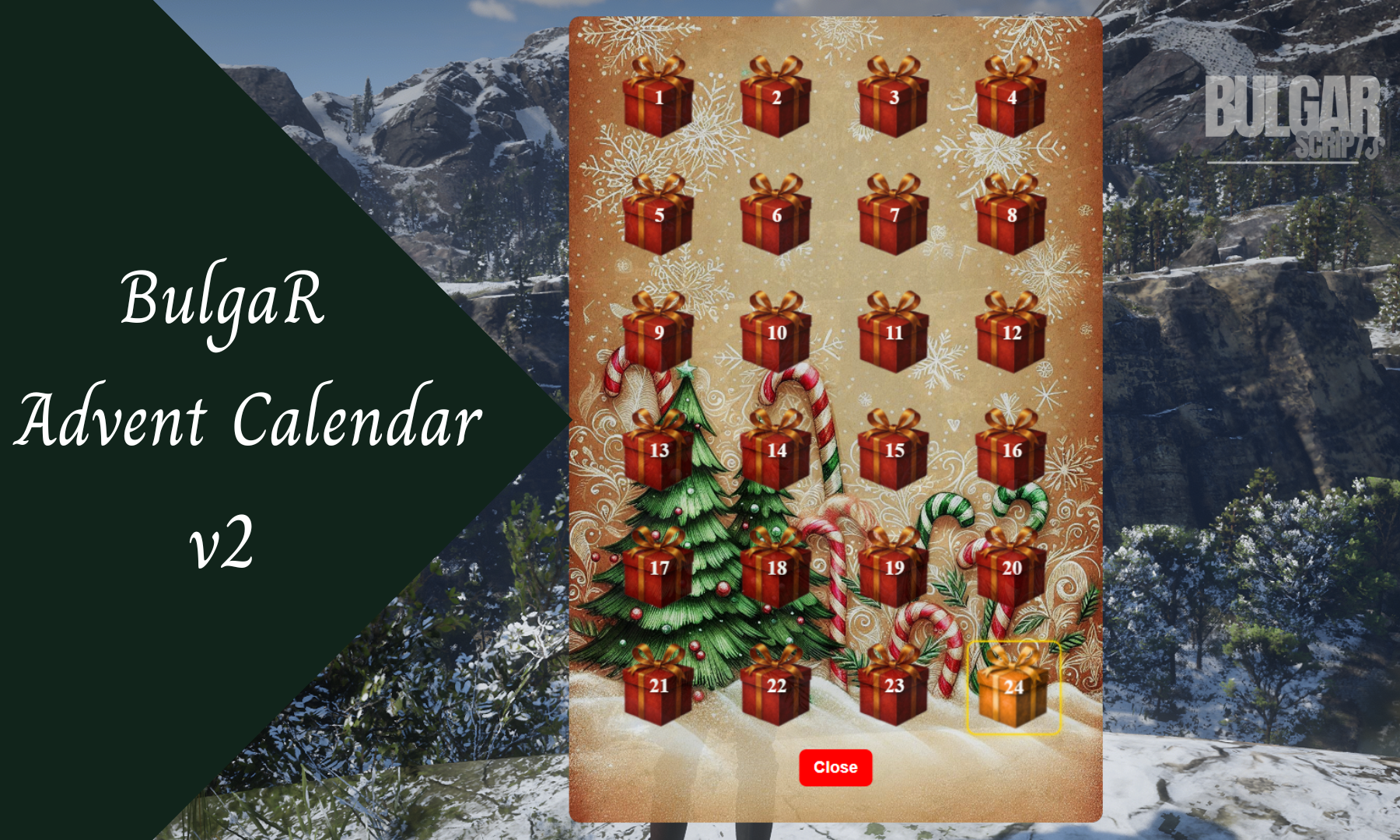 BulgaR Advent Calendar V2 [VORP] & [RSGCore]
