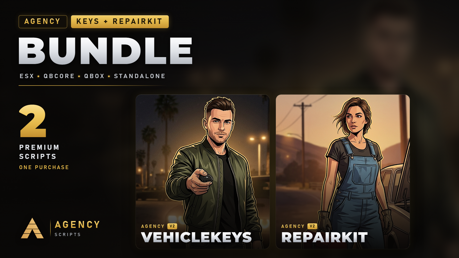 Vehiclekeys V2 + Repairkit V2 Bundle
