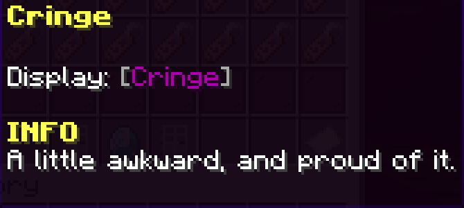 Cringe Tag