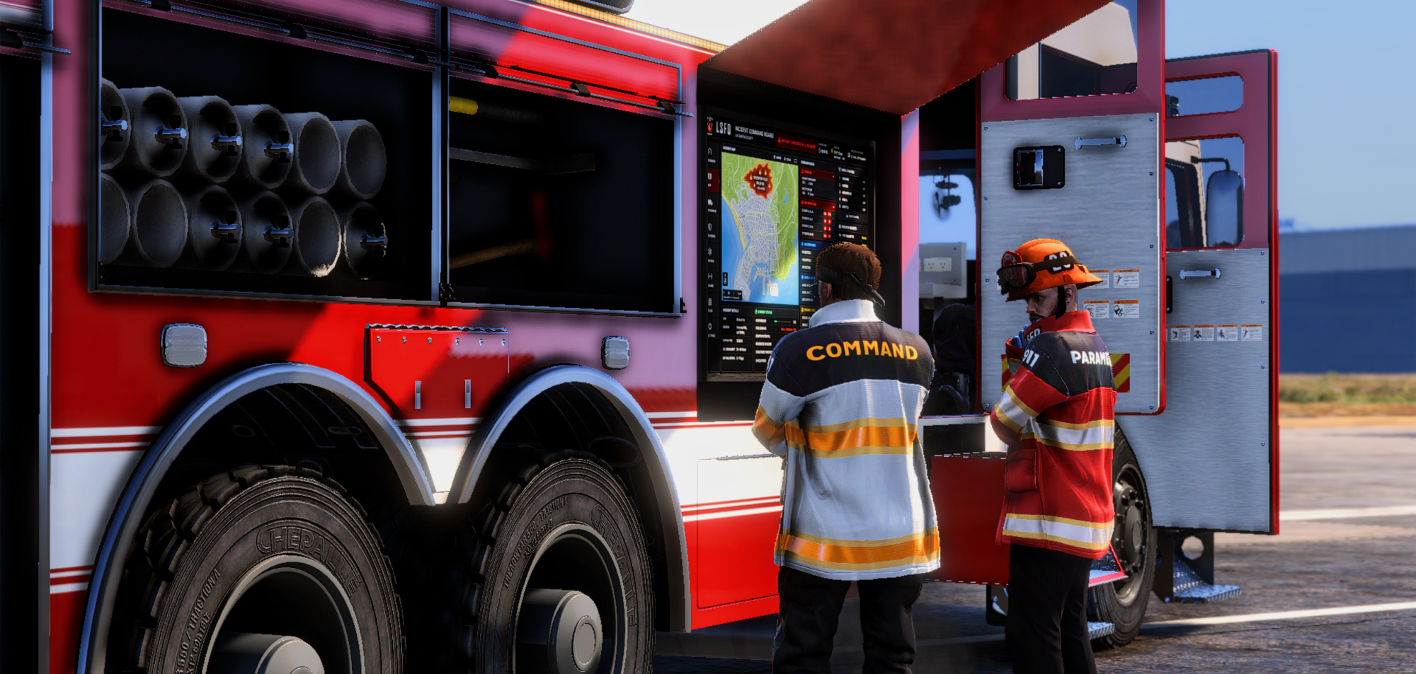 Spear Impulse Mobile Command Fire Truck