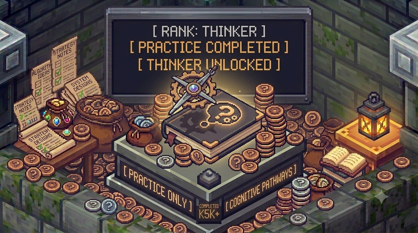 THINKER RANK  Only in (( Practice ))