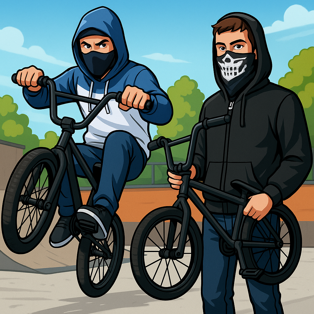 Placeable & Pocketable BMX System