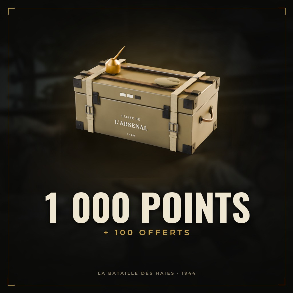 1 000 points + 100 offerts