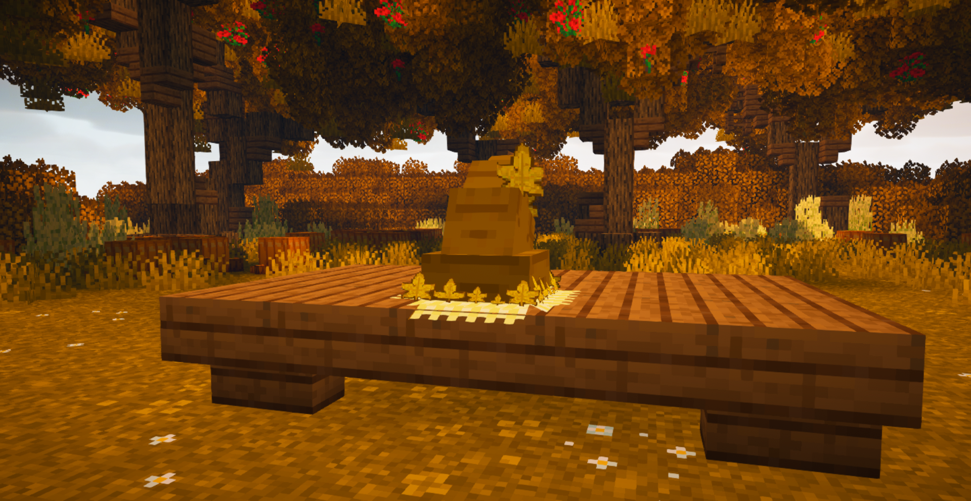 Yellow Fall Leaf Hat