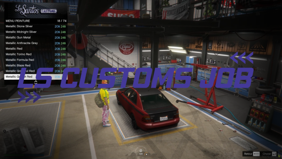LS Customs Job no custom menu
